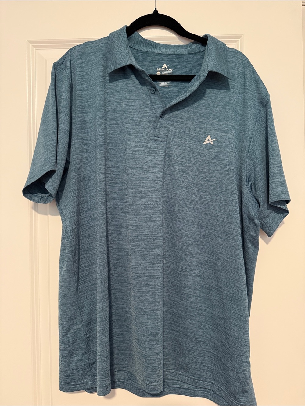 Arctic Cool Men's Blue Heather Polo Shirt